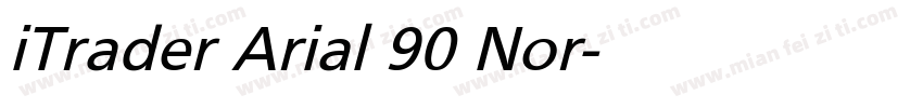 iTrader Arial 90 Nor字体转换